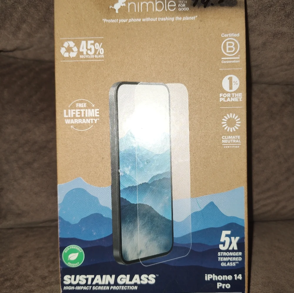 Nimble Sustain Glass Screen Protector for iPhone 14 Pro